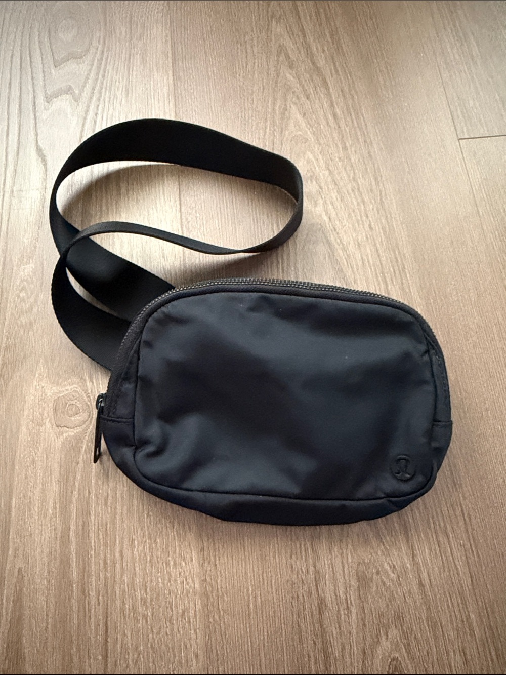 lululemon athletica Black Crossbody Waist Bag